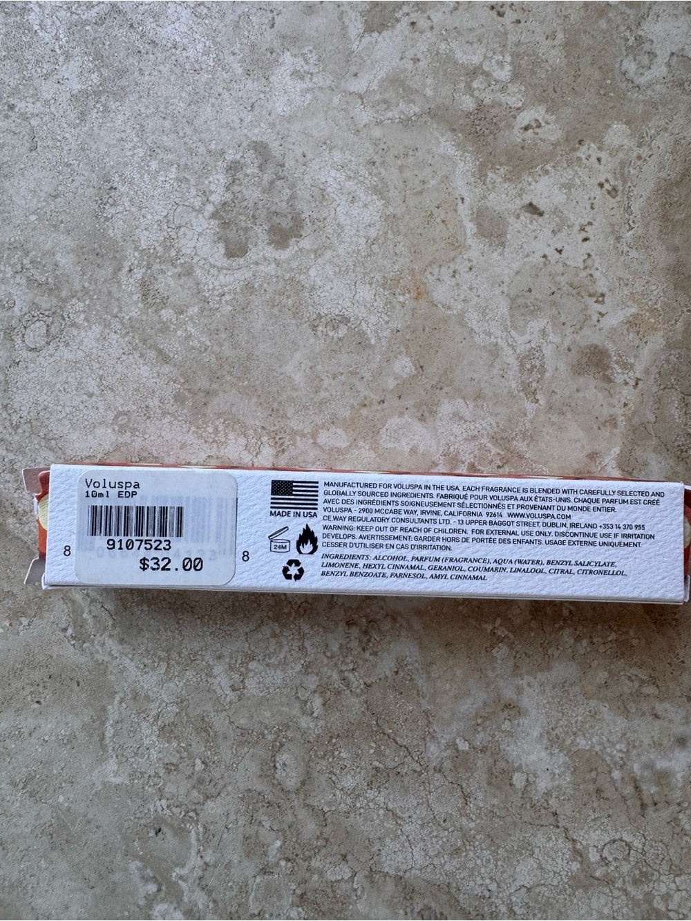Voluspa Peachy Queen Roller on the go Perfume - Nude Pink Bottle - Picture 6 of 8